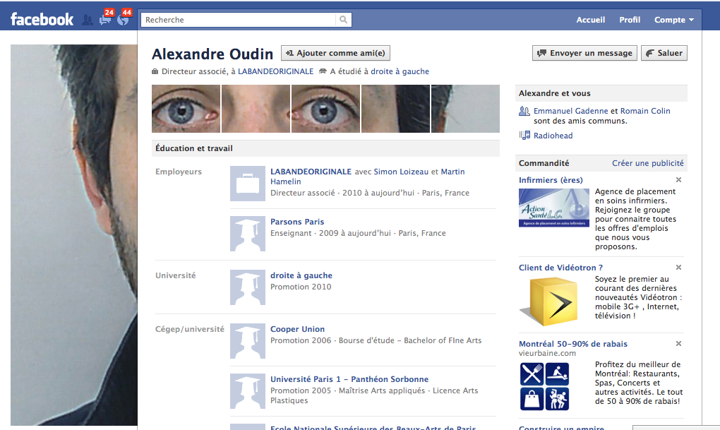 comment décorer facebook